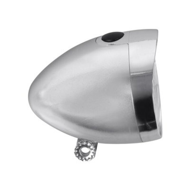 Dresco Classic LED Koplamp - Batterij - Chroom