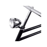 Dresco Classic LED Koplamp - Batterij - Chroom