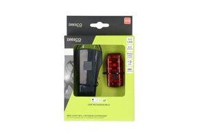 Dresco Razer Verlichtingsset - 60 LUX - USB Oplaadbaar