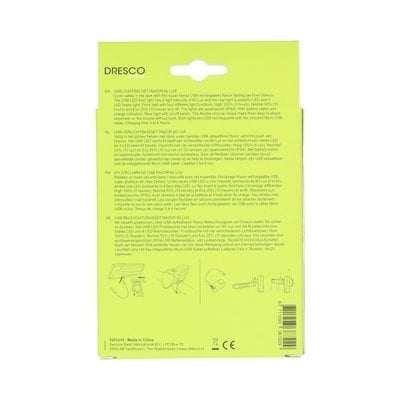 Dresco Razer Verlichtingsset - 60 LUX - USB Oplaadbaar