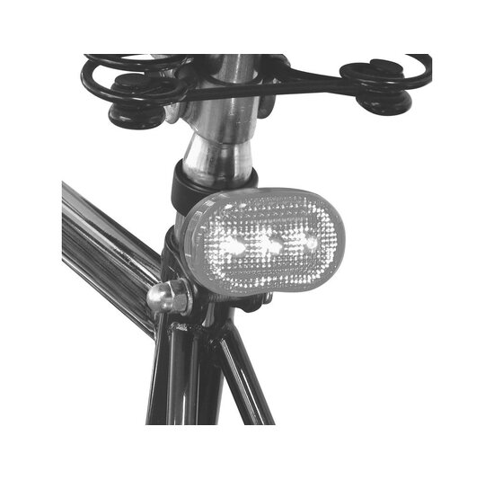 Dresco Classic LED Verlichtingsset - Voor- en Achterlicht - Incl. Batterij