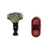 Dresco LED Verlichtingsset - Voor- en Achterlicht - Incl. Batterij