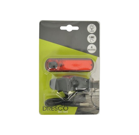 Dresco LED Achterlicht - COB Lampen - USB-C Oplaadbaar
