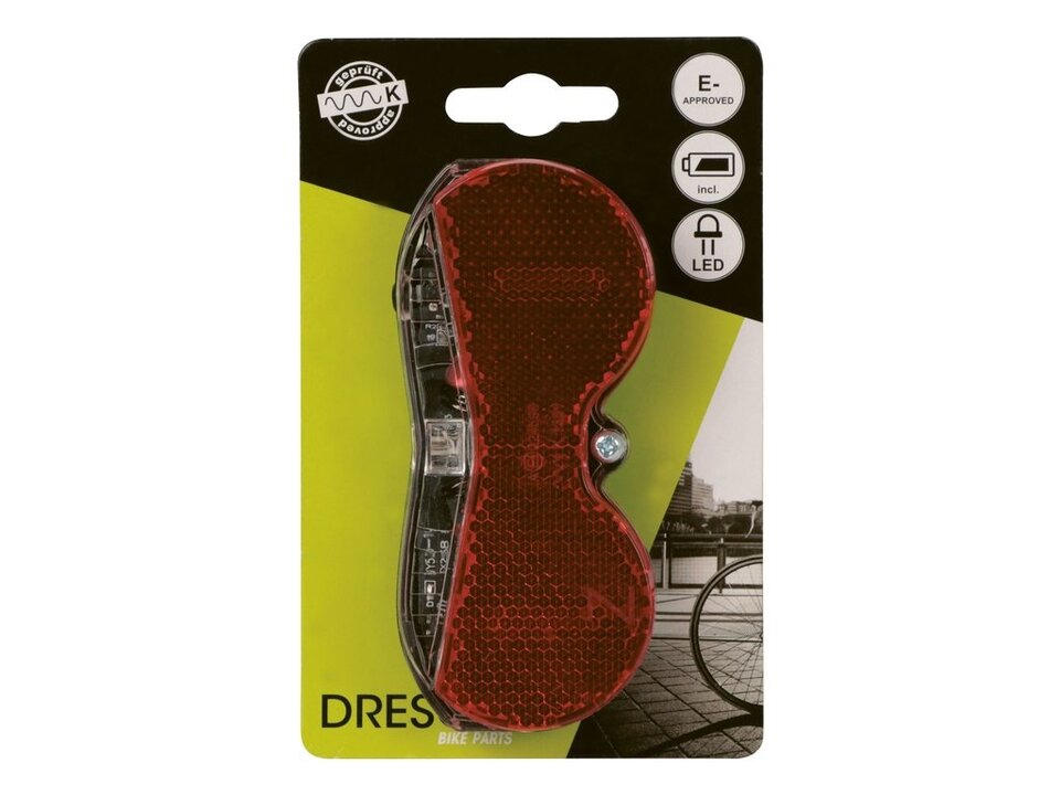 Dresco Modern Achterlicht - Krachtige LED - Incl. Batterij
