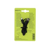 Dresco Voorlicht - Krachtige LED - Oplaadbaar - Zwart