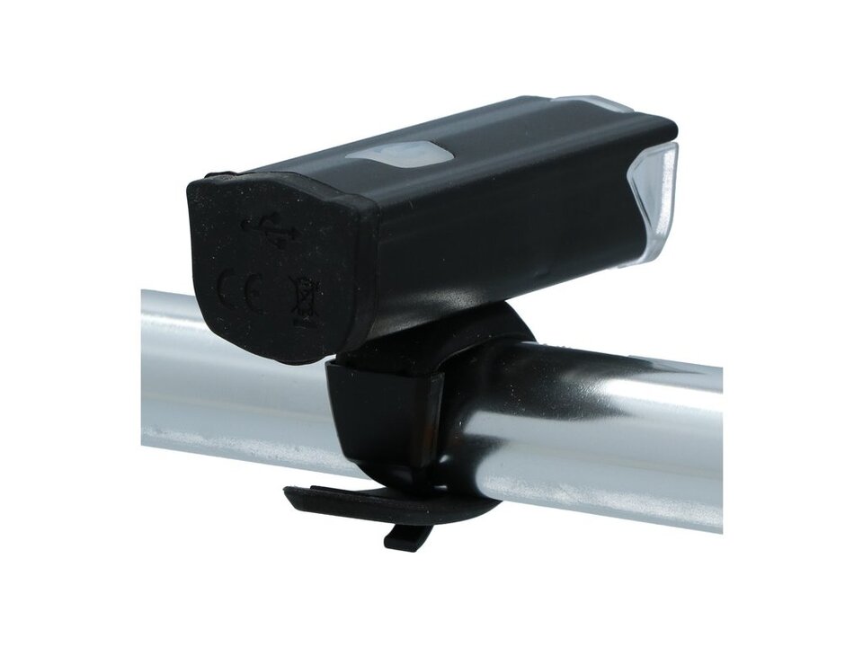 Dresco Voorlicht - Krachtige LED - Oplaadbaar - Zwart