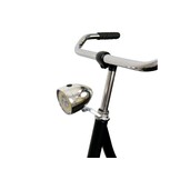 Dresco Classic CON LED koplamp - Batterij - Zilver