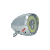 Dresco Classic CON LED koplamp - Batterij - Zilver