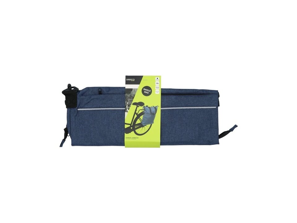 Dresco Multifunctionele Enkele Fietstas - 18 Liter - Blauw