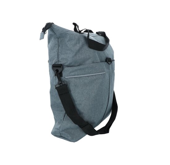 Dresco Multifunctionele Enkele Fietstas - 18 Liter - Grijs