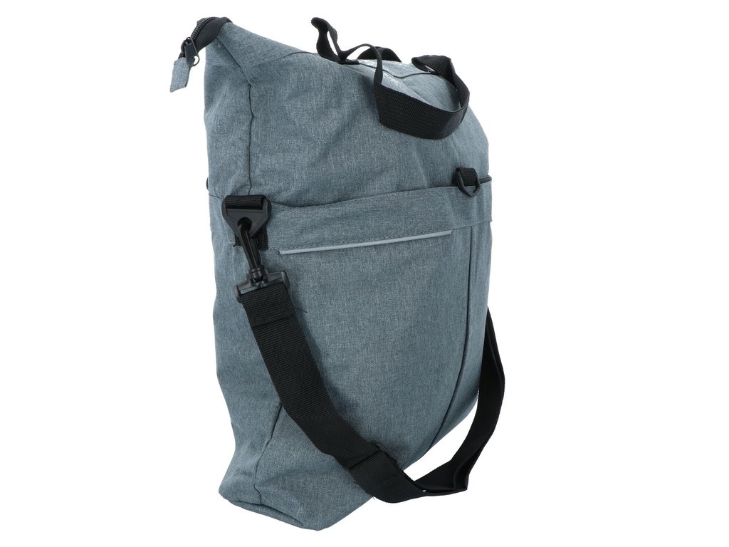 Dresco Multifunctionele Enkele Fietstas - 18 Liter - Grijs