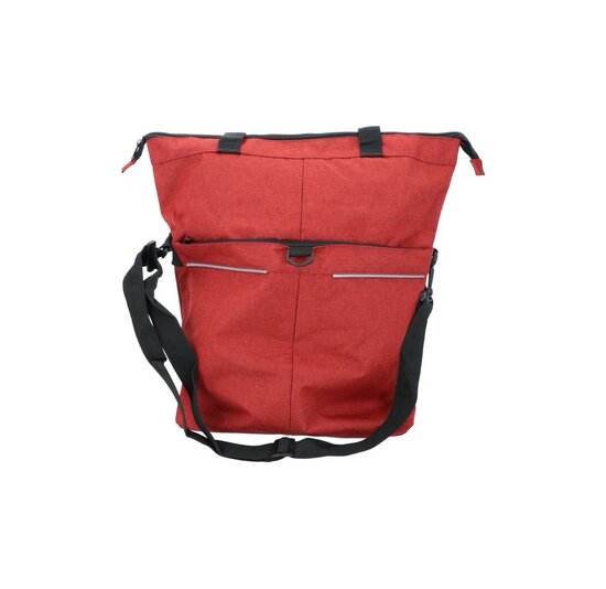 Dresco Multifunctionele Enkele Fietstas - 18 Liter - Rood