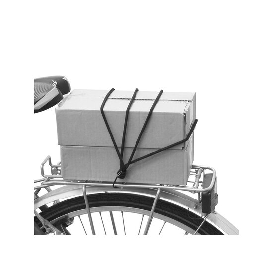 Dresco Spider Bagagebinder - Extra Sterk - 4 Armen - Zwart