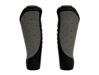 Dresco Fietshandvatten - Ergonomische Grip - Zwart / Grijs