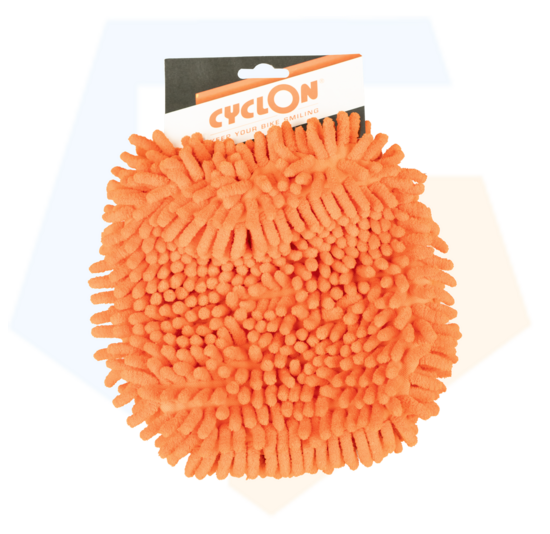 CyclOn Microvezel Washandschoen - Bike Cleaner - Oranje