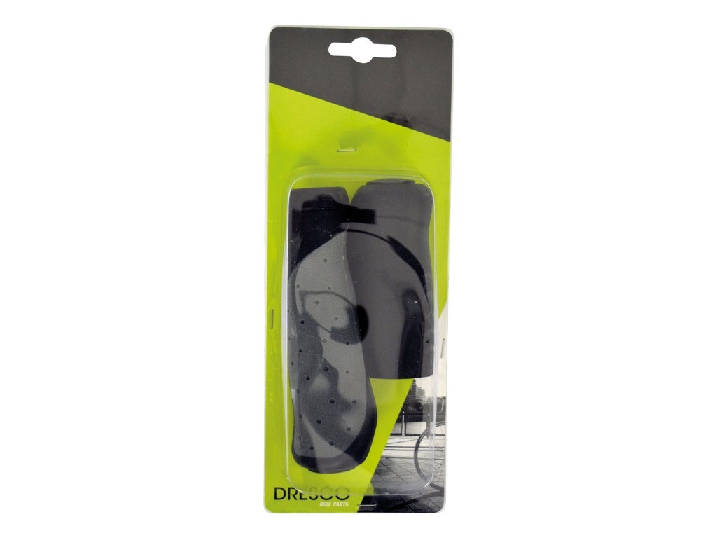 Dresco Fietshandvatten - Ergonomische Grip - Shifter - Zwart