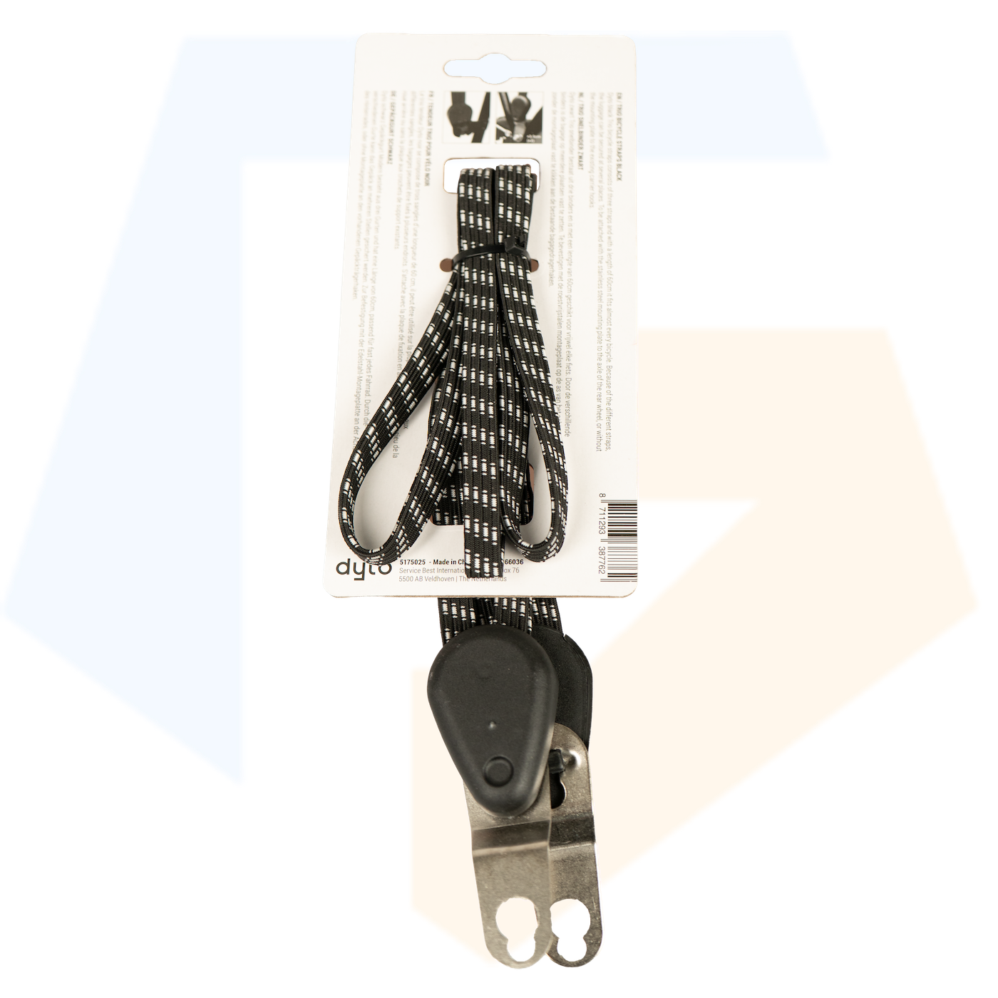 Dyto Trio Snelbinders - Zwart / Grijs - 60 CM