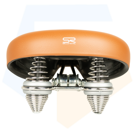 Selle Royal Fietszadel City Comfort Drifter - Lichtbruin - Incl. Zadelstrop