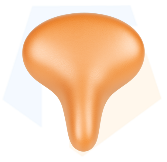 Selle Royal Fietszadel City Comfort Drifter - Lichtbruin - Incl. Zadelstrop