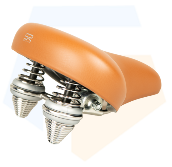 Selle Royal Fietszadel City Comfort Drifter - Lichtbruin - Incl. Zadelstrop