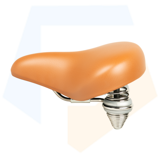 Selle Royal Fietszadel City Comfort Drifter - Lichtbruin - Incl. Zadelstrop