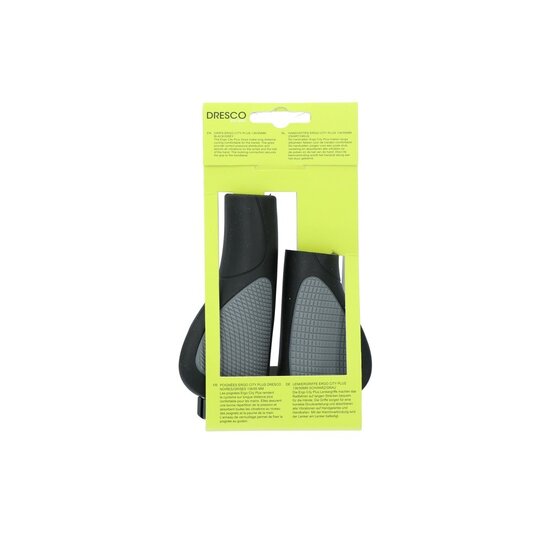 Dresco City plus Fietshandvatten - 136/95 MM - Zwart / Grijs