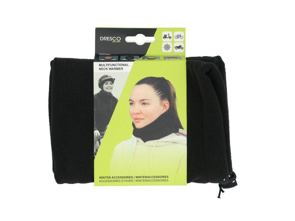 Dresco Nekwarmer - Multifunctioneel - Zwart