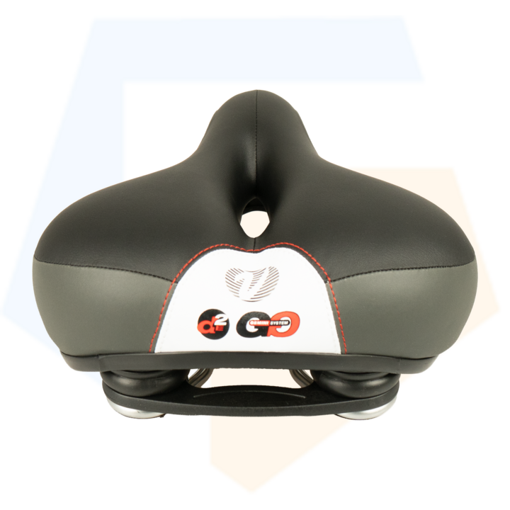 Velo Fietszadel Newport Gemini - Dames - Zwart - Memory Foam