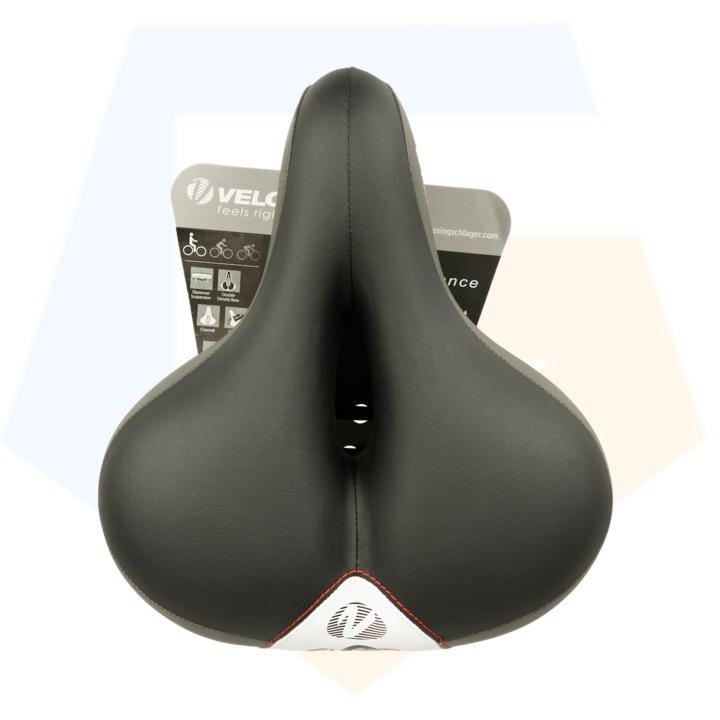 Velo Fietszadel Newport Gemini - Dames - Zwart - Memory Foam