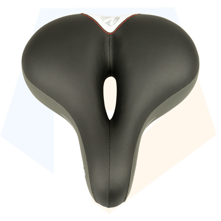 Velo Fietszadel Newport Gemini - Dames - Zwart - Memory Foam