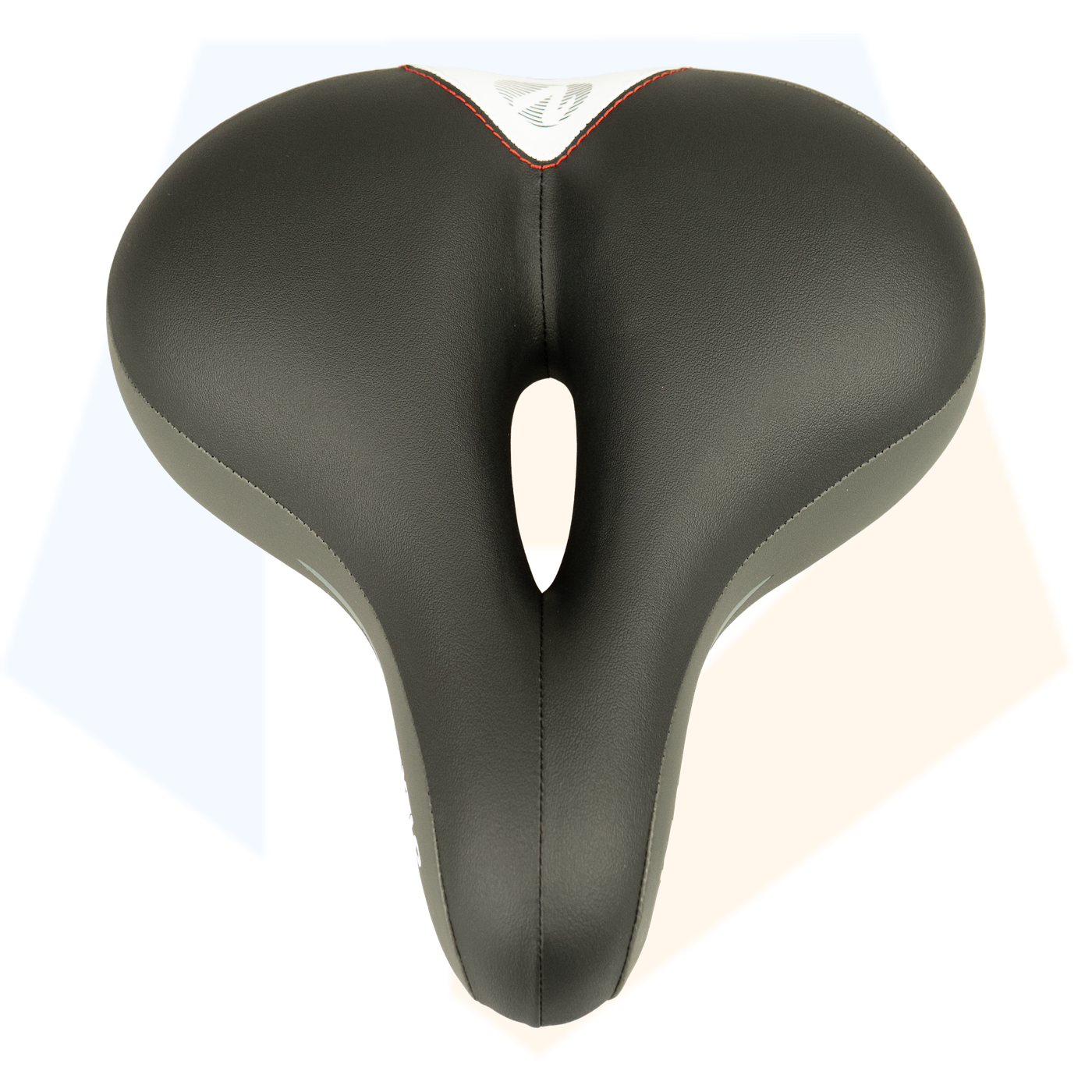 Velo Fietszadel Newport Gemini - Dames - Zwart - Memory Foam