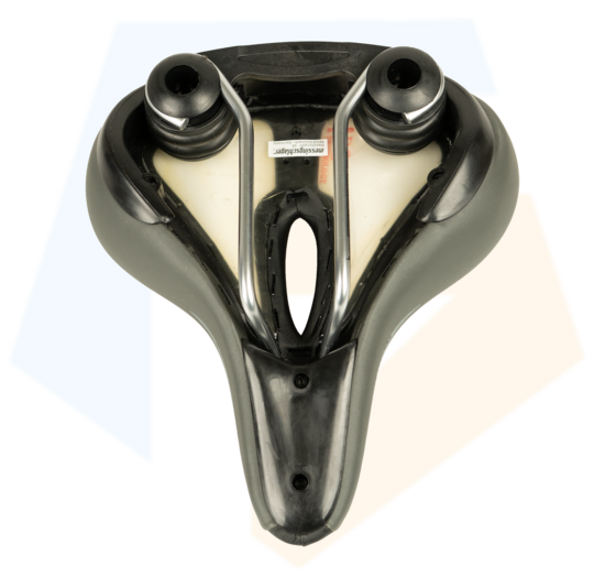 Velo Fietszadel Newport Gemini - Dames - Zwart - Memory Foam