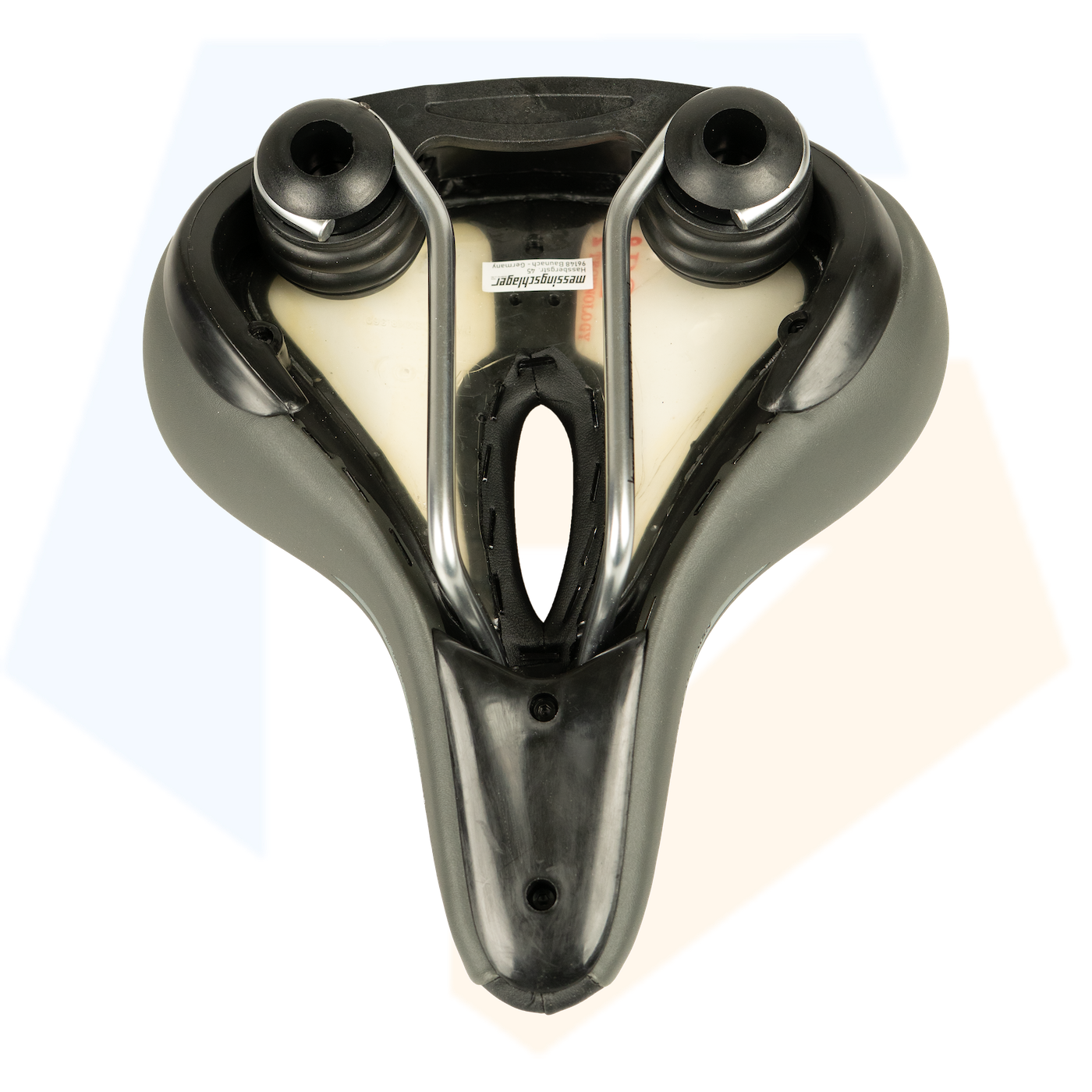 Velo Fietszadel Newport Gemini - Dames - Zwart - Memory Foam