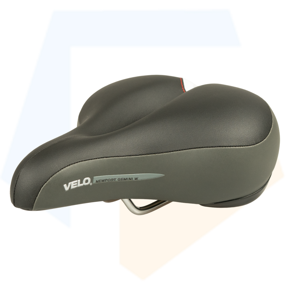 T O　1105040 Velo Fietszadel Newport Gemini - Dames - Zwart - Memory Foam