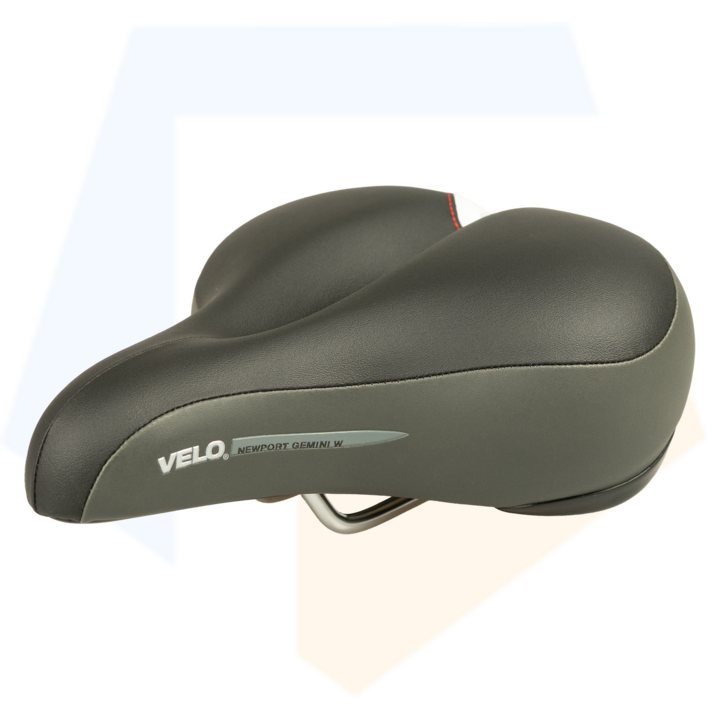 Velo Fietszadel Newport Gemini - Dames - Zwart - Memory Foam