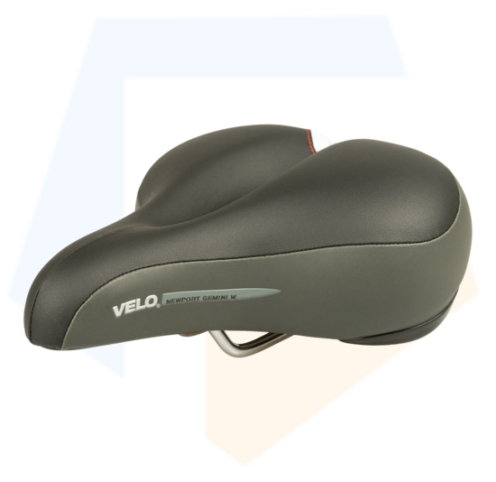 Velo Fietszadel Newport Gemini - Dames - Zwart - Memory Foam