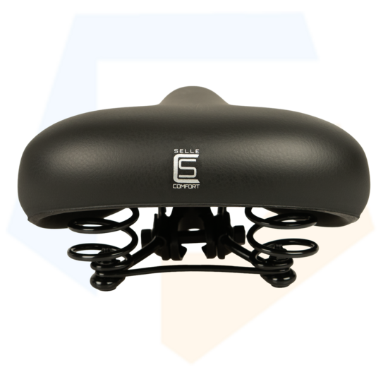 Selle Comfort Fietszadel Unisex - City - Zwart