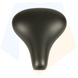 Selle Comfort Fietszadel Unisex - City - Zwart