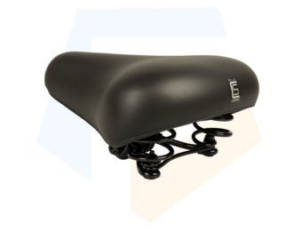 Selle Comfort Fietszadel Unisex - City - Zwart