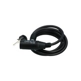 Dresco Kabelslot - 150 CM - 6 MM - Zwart