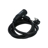 Dresco Kabelslot - 150 CM - 6 MM - Zwart