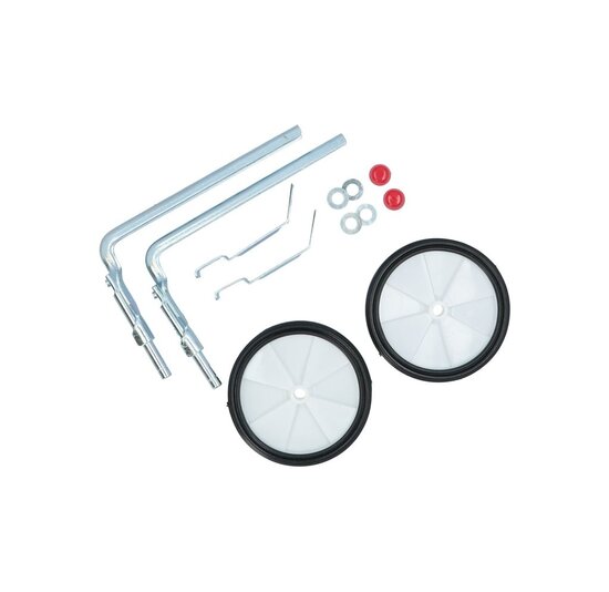 Dresco Zijwieltjes - Kinderfiets - 12 / 16 Inch - Wit