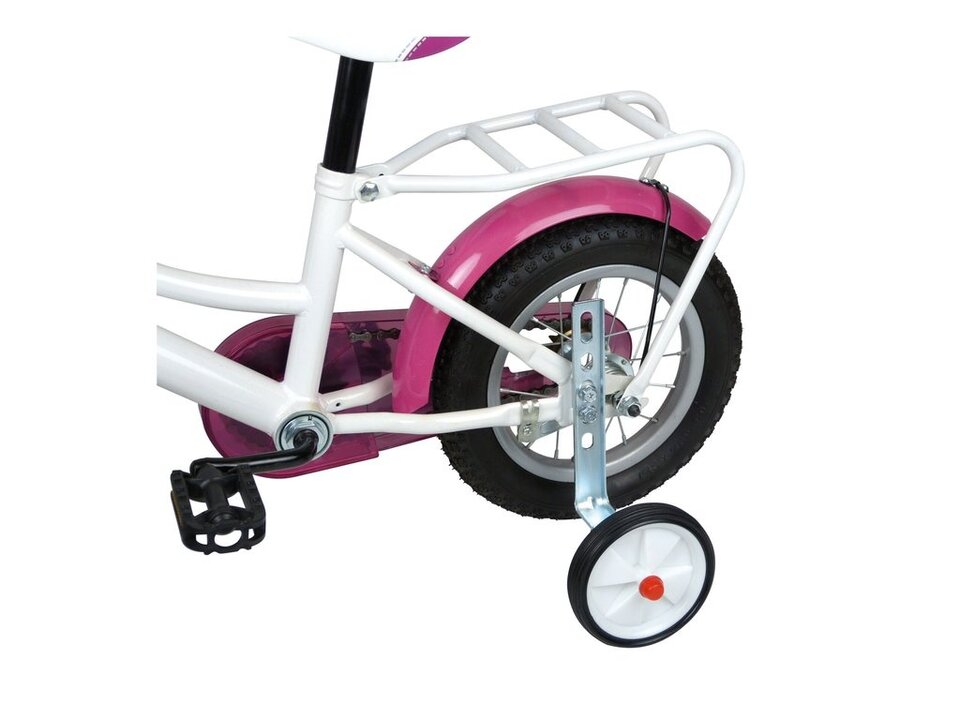 Dresco Zijwieltjes - Kinderfiets - 12 / 16 Inch - Wit
