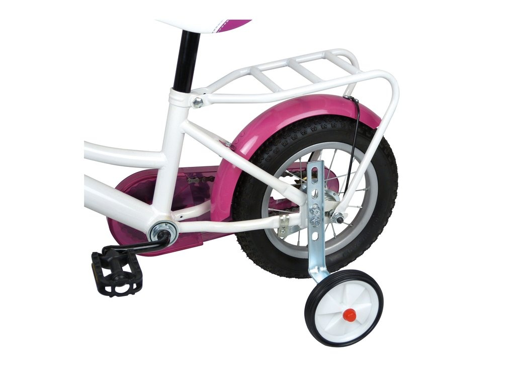 Dresco Zijwieltjes - Kinderfiets - 12 / 16 Inch - Wit