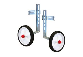 Dresco Zijwieltjes - Kinderfiets - 12 / 16 Inch - Wit