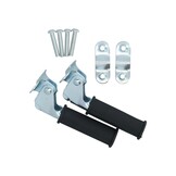 Dresco Fiets Voetsteunen - Stevig En Opklapbaar - Zwart