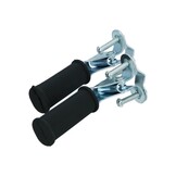 Dresco Fiets Voetsteunen - Stevig En Opklapbaar - Zwart