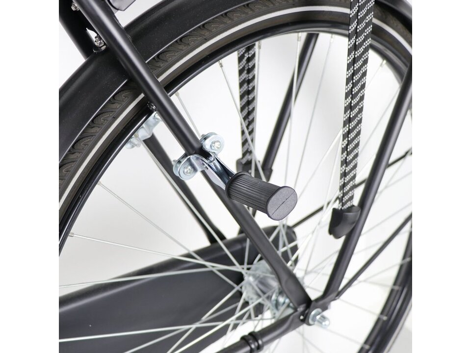 Dresco Fiets Voetsteunen - Stevig En Opklapbaar - Zwart