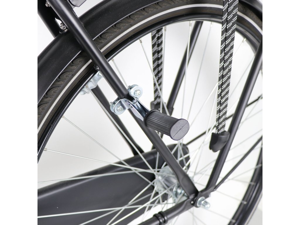 Dresco Fiets Voetsteunen - Stevig En Opklapbaar - Zwart