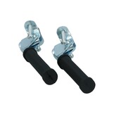 Dresco Fiets Voetsteunen - Stevig En Opklapbaar - Zwart